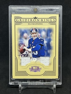2008 Eli Manning GRIDIRON KINGS SHORT PRINT GAME USED DUAL JERSEY RELIC SP/250
