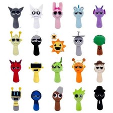 New Sprunki Game Plush Toys 9In Soft Stuffed Cartoon Pillow for Kids as Gift USA