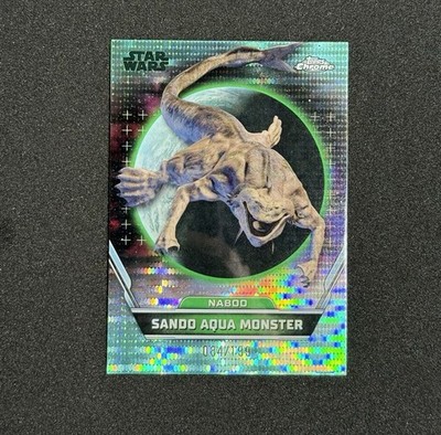 2024 Topps Star Wars Hyperspace Sando Aqua Monster Sonar Refractor #/199