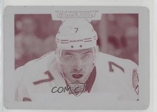2017 Upper Deck Compendium Printing Plate Magenta 1/1 Colton Sceviour #115 z1b