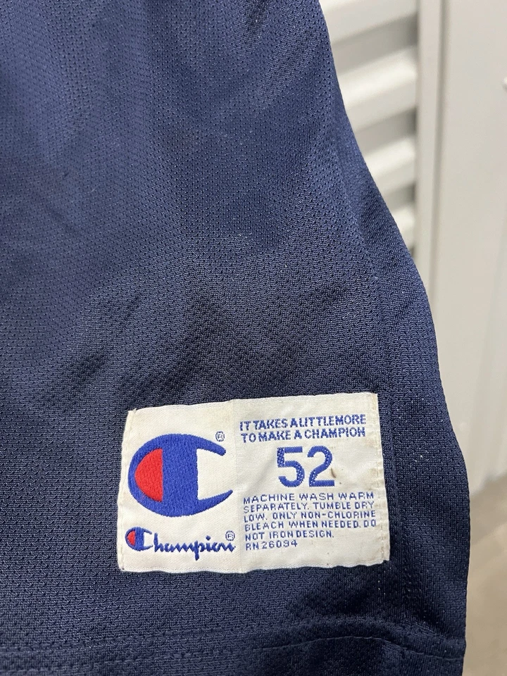 Vintage 1990s Kerry Kittles New Jersey Nets #30 Champion Basketball Jersey 52 - Image 4 of 4