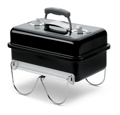 Weber Go-Anywhere Holzkohlegrill Tragbarer Grill Klappbare Beine Kompakt Neu