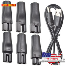 7 PCS Power Cord 5V Replacement Charger USB Adapter Suitable for Electric Hair