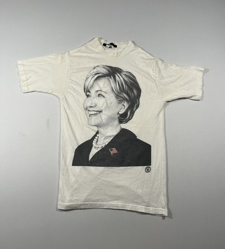 Marc Jacobs, Vintage Marc Jacobs Hillary Clinton Rare White T Shirt Size Medium USA Made
