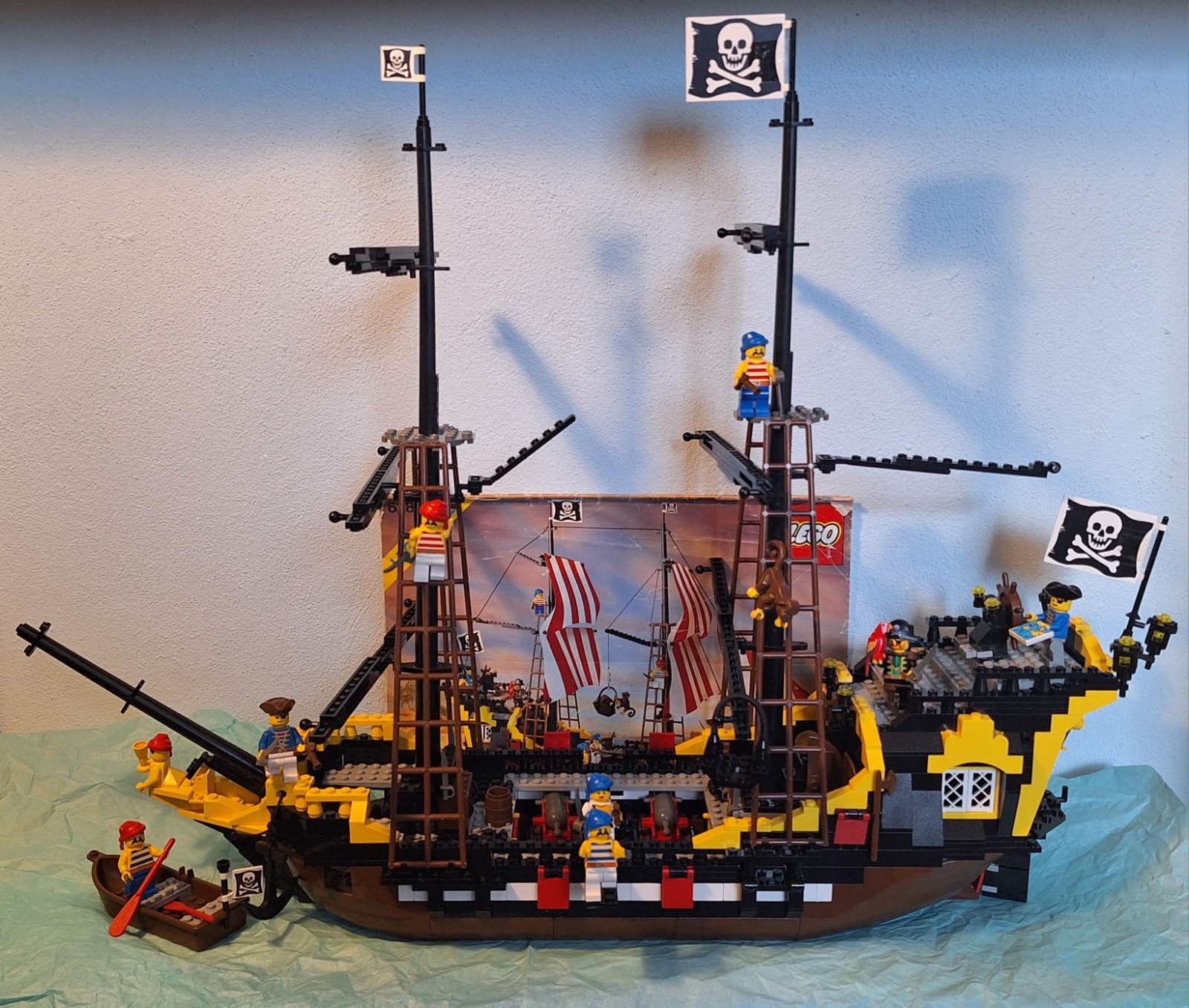 🏴‍☠️ LEGO Piraten-Schiff Black Seas Barracuda (6259) & Anleitung - inkomplett