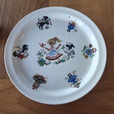 Vintage Arklow Nursery Rhyme Plate And Cup Made In Ireland