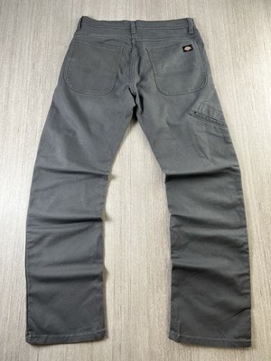 Dickies FLEX Herren Doppelknie Arbeitshose gerades Bein anthrazit grau 30x30