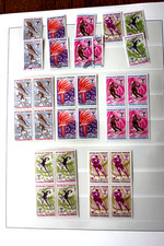 jeux olympiques d'hiver, 1968, neuf,oblitéré,10 FDC+ 5 feuilles ,N° 1543 à 1547.