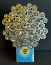 Bath Body Works Wallflower Gem Flower Bling Wall Plug In Light up 24/7 New