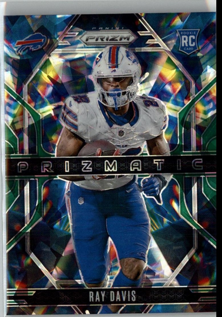 2024 Panini Prizm #18 Ray Davis Prizmatic Green Ice Prizm