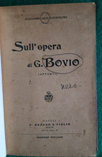 1903 SULL'OPERA DI G. BOVIO TRANI EX LIBRIS LEONARDO GANA FASCISMO VENTENNIO