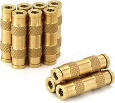 QWORK Push to Connect Fittings - 5/32" Tube, 10 Pack Air Union, 10 pack 