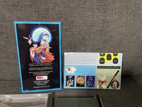 Lunar: Eternal Blue (Sega CD, 1995) Complete W/ Reg Card & Merch Insert Untested