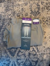 Greg Norman Men  s Stretch Performance Pant, Gray, Size 40x29
