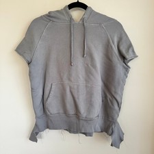 Frank Eileen Tee Lab Pullover Sweater Gray Sz L