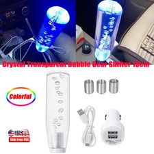 Car Rgb Led Gear Shift Knob Handle Clear Acrylic Manual Shifter Lever 3 Adapter Car Rgb Led Gear Shift Knob Handle Clear Acrylic Manual Shifter Lever 3 Adapter