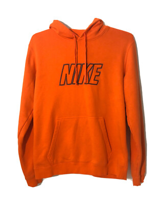 orange nike sweater womens