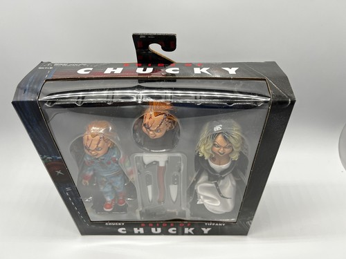 NECA Bride Of Chucky Clothed Chucky And Tiffany 2 Pack Action Figures New Sale - Picture 4 of 12