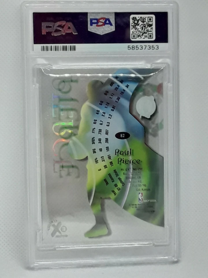 *PSA 9* Paul Pierce 1998-99 Skybox E-X Century - RC #82 - Boston Celtics - Image 2 of 2