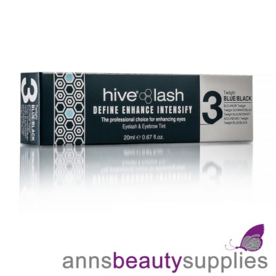 Hive of Beauty Wimpern- & Augenbrauenfarbe BLAU/SCHWARZ Permanent Dye Tönung Student