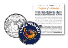 ATLANTA THRASHERS NHL Hockey Georgia Statehood Quarter US Colorize Coin LICENSED