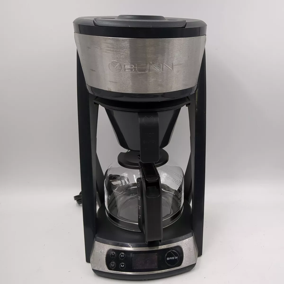 BUNN Heat N Brew Programmable Coffee Maker 10 cup Stainless Steel  72504124278