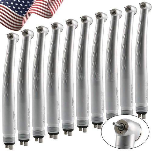 1-10Pcs Dental High Speed Handpiece Push Button 3-Way Spray 4Hole NSK Style - Picture 28 of 36