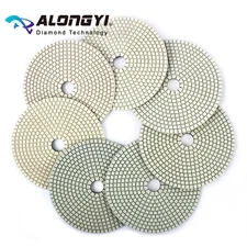 6 Inch Diamond Polishing Pad Wet for Granite Marble Stone Sanding