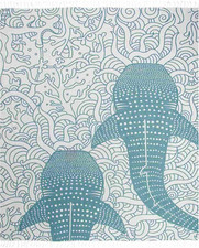 Turquoise Whale Shark Beach Towel - Sand Free, Quick Dry, 100% Organic Cotton