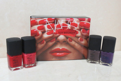NARS GUY BOURDIN NAIL POLISH SET - BEAUTIFUL STRANGER 3836 - 0.25oz (x4)