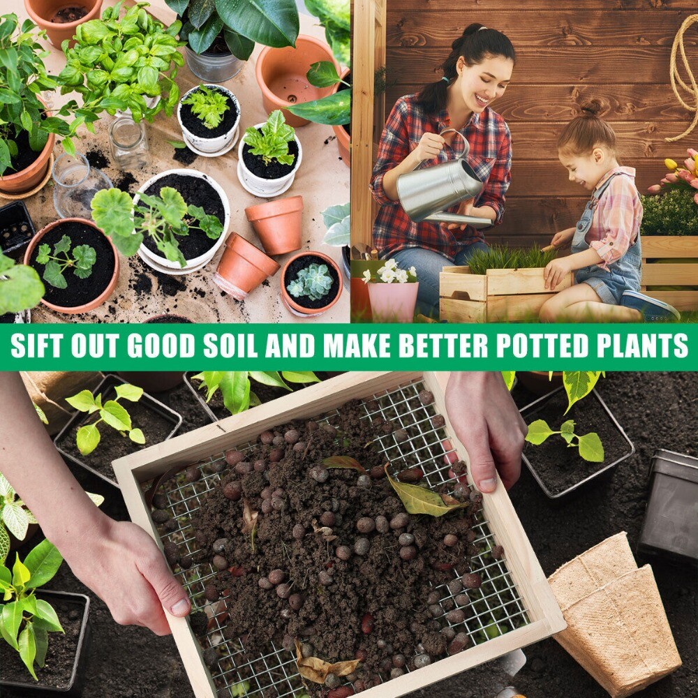 Lightweight Gardening Sieve Multifunctional Soil Sieve Cultivation Tool