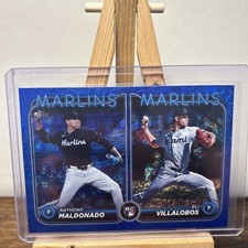 2024 topps Rookie Combo Blue Refractor /999 Anthony Maldonado And Eli Villalobos