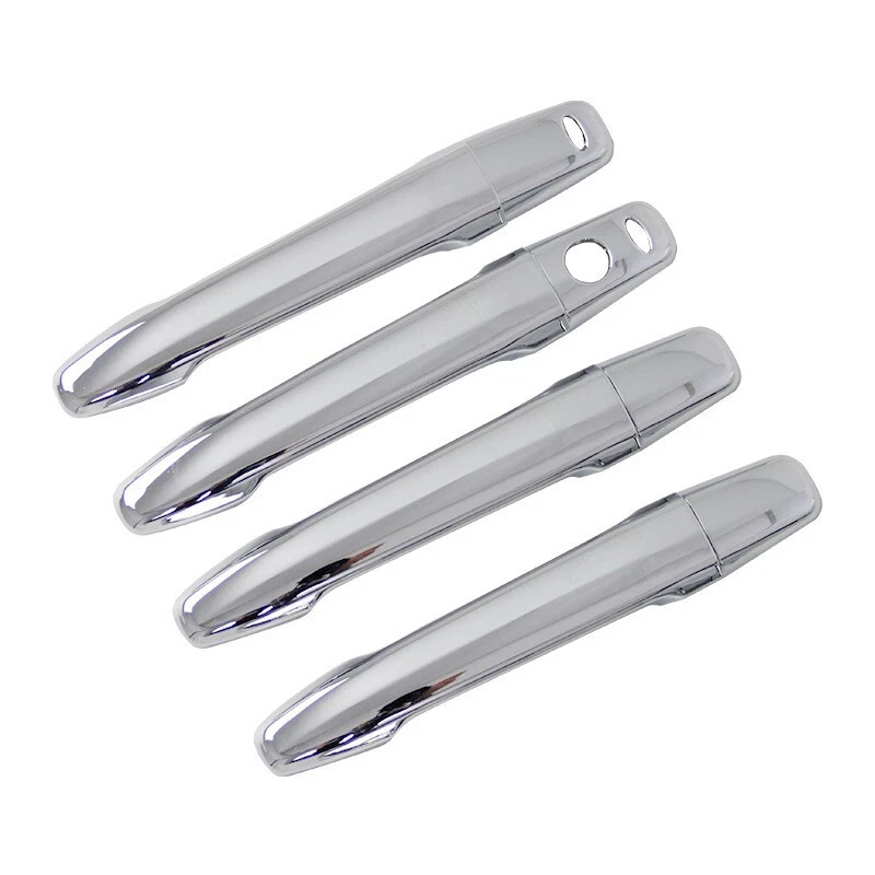 Cubierta de manija de puerta cromada para 07-22 Mitsubishi Outlander Sport/ASX cerradura Foto 4 de 4