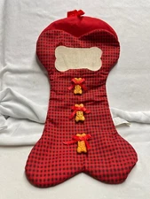 Holiday Stocking- Dog Bone Shaped