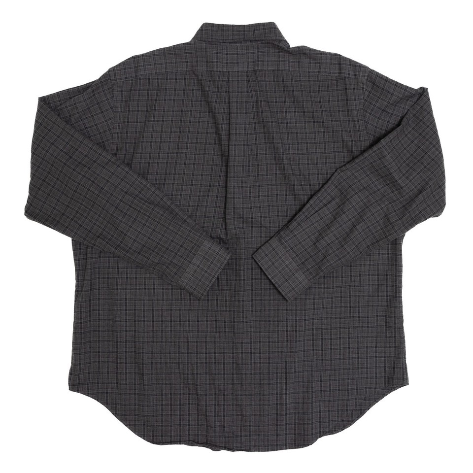 Ralph Lauren BLAKE long sleeve button down shirt, men's XL size cotton gray type Vintage Second Hand main image 1