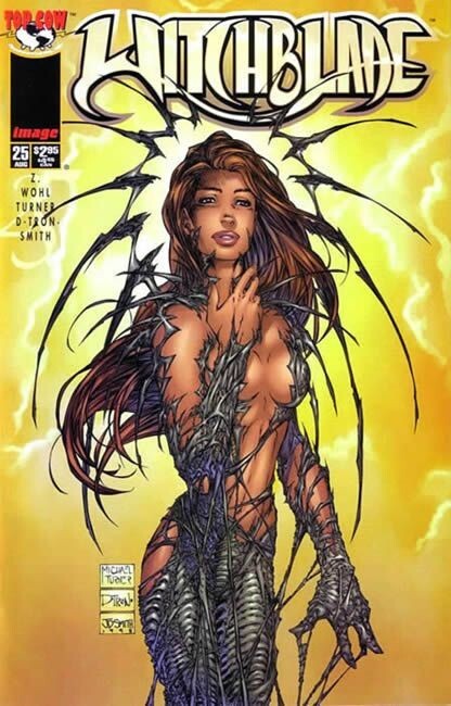 WITCHBLADE #25 (1998) NM, Sara Pezzini, MICHAEL TURNER CVR Top Cow