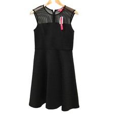 New Catherine Malandrino Dress Womens Size Small Black Fit Flare Cocktail Party
