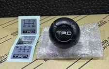 96 - 00 TOYOTA 4RUNNER TRD MANUAL SHIFTER KNOB TRD CARBON LOGO BLACK OEM NEW