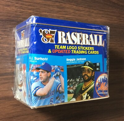 1987 FLEER UPDATE Glossy TIFFANY Factory Sealed Factory Set  MADDUX RC E5020522