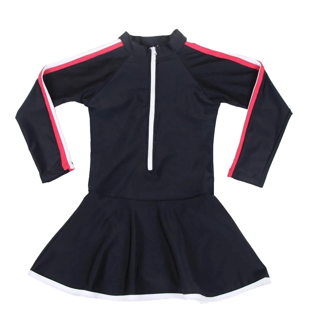 Traje de baño de una pieza Talla L Negro para Niñas