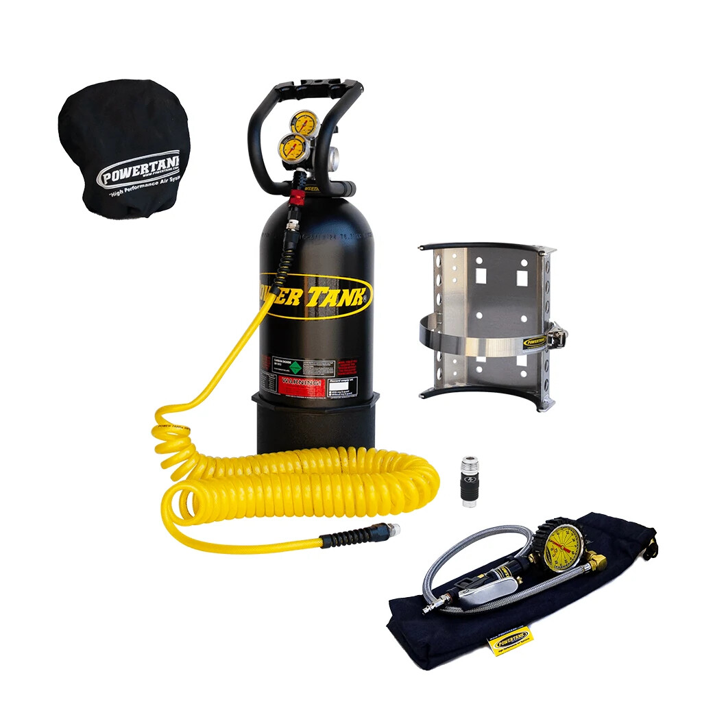 Power Tank 10 lb. Package B - Matte Black - 30ft Coiled Hose - 50
