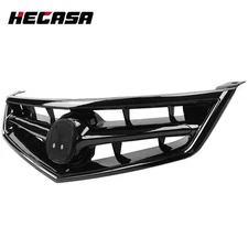 HECASA Front Upper Bumper Grille Grill w/Molding For Acura TSX 2006 2007 2008