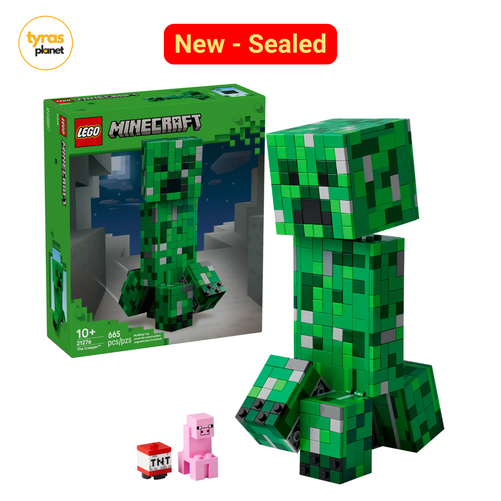 LEGO 21276 Minecraft THE CREEPER 665 pcs Ages for 10+ New in Box