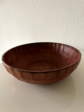 60-er: Mid Century SCHALE aus Holz oder Holzoptik  VINTAGE d=24cm