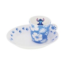 Disney English Ladies Lilo Stitch Decorative Cup Saucer ELDCES15007