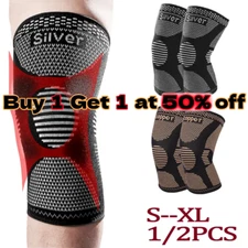 Copper Knee Brace Compression Support Knee Pad Sleeve Fr Sport Joint Pain Relief