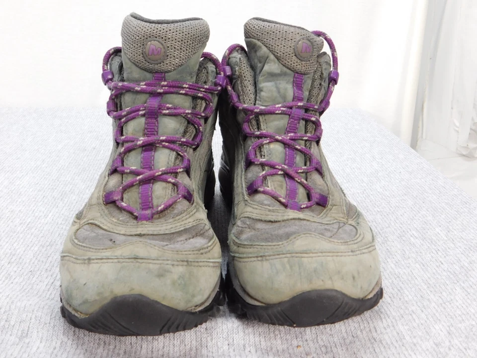 Туристические ботинки Merrell женские размер 8,5 сирена водонепроницаемые средний размер кожа (J21494) - Изображение 3 из 4