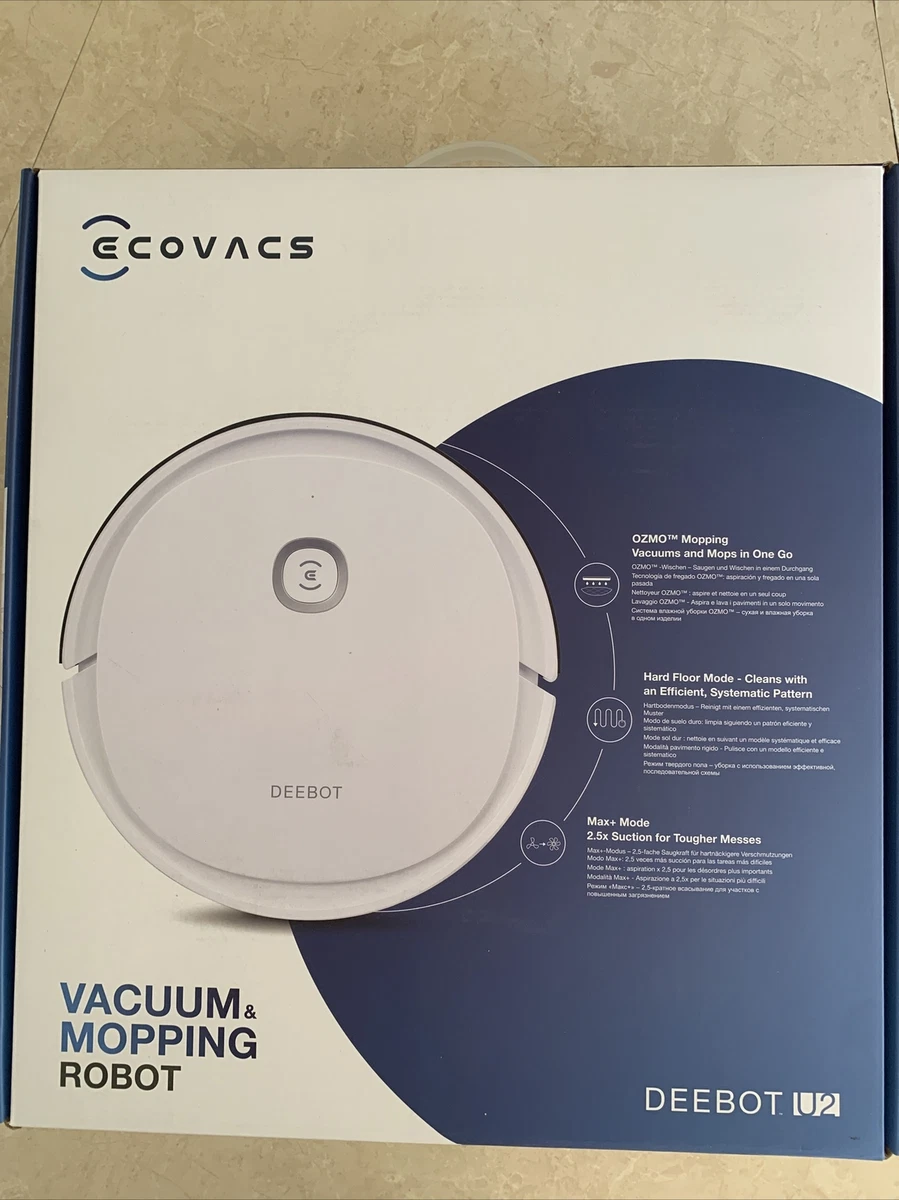 Ecovac DEEBOT U2 Robotic Vacuum New 6943757600069 eBay