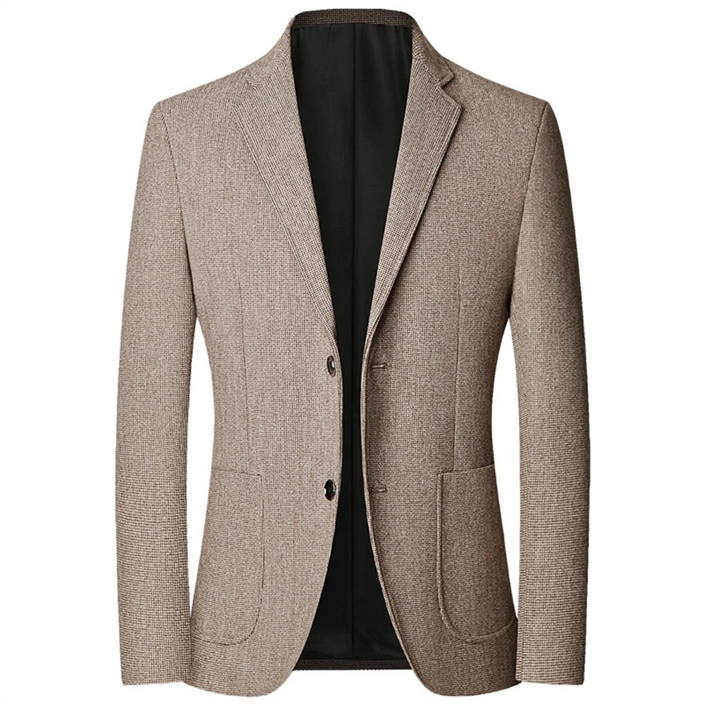 Men Formal Work Blazer Jacket Business Casual Button Slim Fit Suit Coat Tops
Opens in a new window o