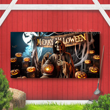 Halloween Outdoor Garage Door Banner Indoor Outdoor 3